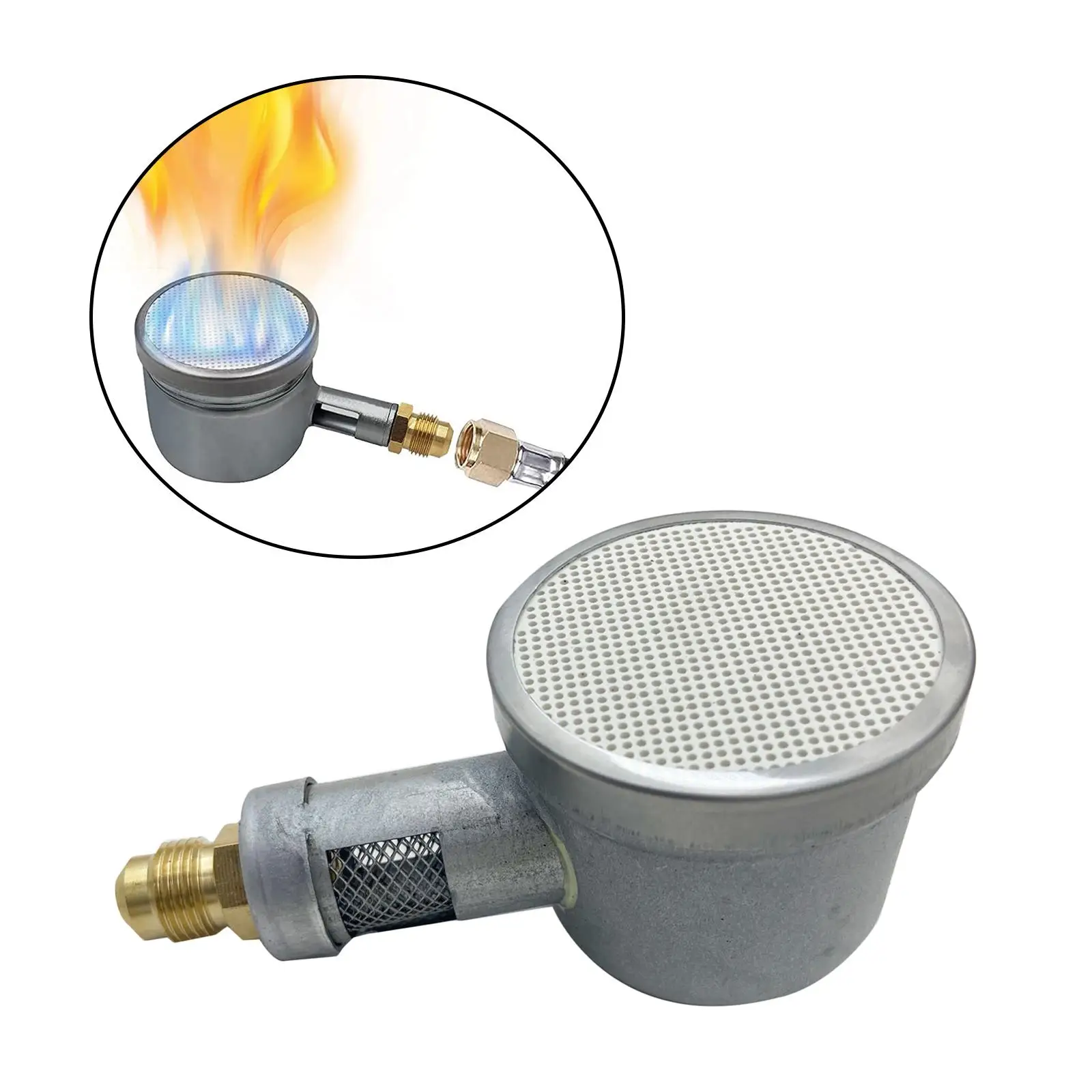 Portable Burner Head High Temperature Resistant Heating Heater Parts Windproof