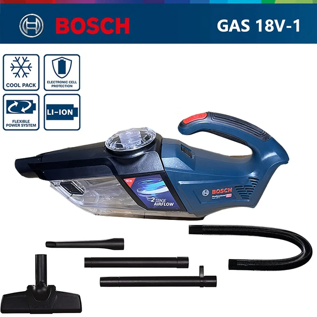 Bosch-Aspirador de mano inalámbrico GAS18V-1, aspirador recargable de alta  potencia, pequeño y fuerte litio, eliminador de polvo para construcción  eléctrica - AliExpress