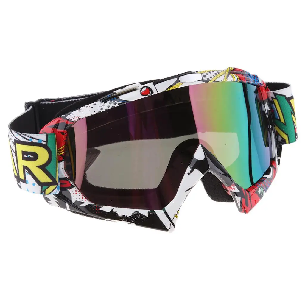Adult Motocross Goggles for unisex adult  Bike ATV Motorcycle Ski Glasses Eyewear   Windproof