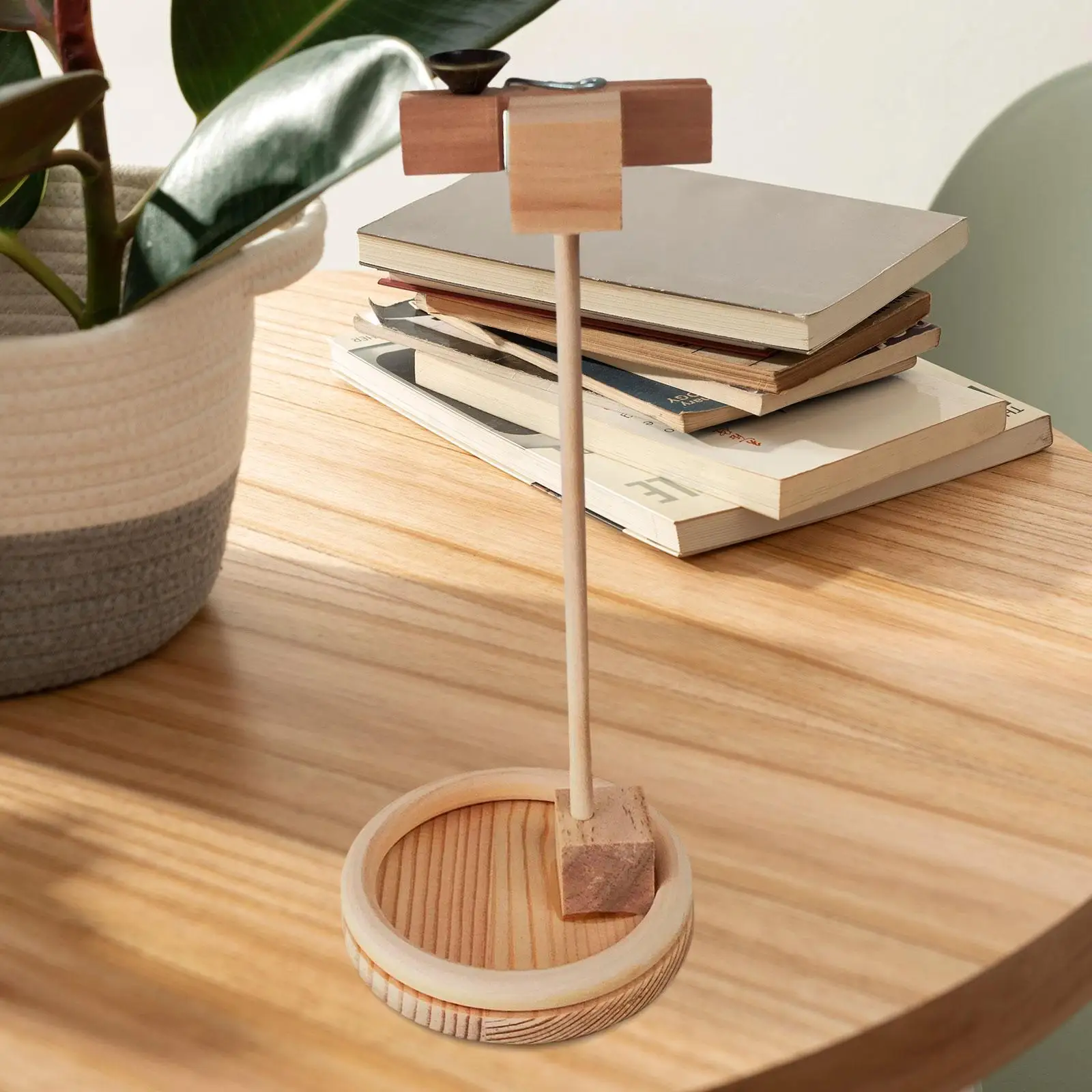 Incense Holder for Sticks Incense Tray Stable Wooden for Household Desk