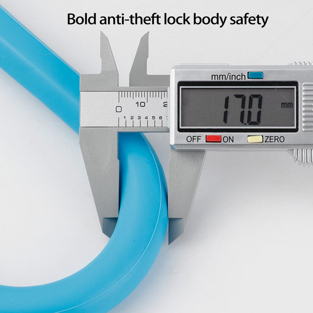 Title 9, Bicycle U Lock MTB Road Bike Padlock 2 Keys Ant...