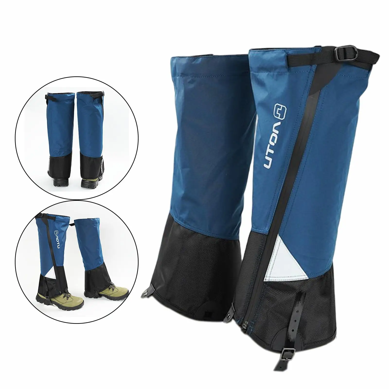 Adjustable Leg Gaiters Waterproof Durable Shoes Covers for Hiking Outdoor Sports