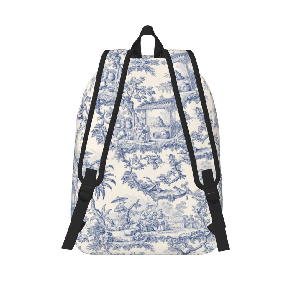 Toile De Jouy Patterns Mochilas De Lona