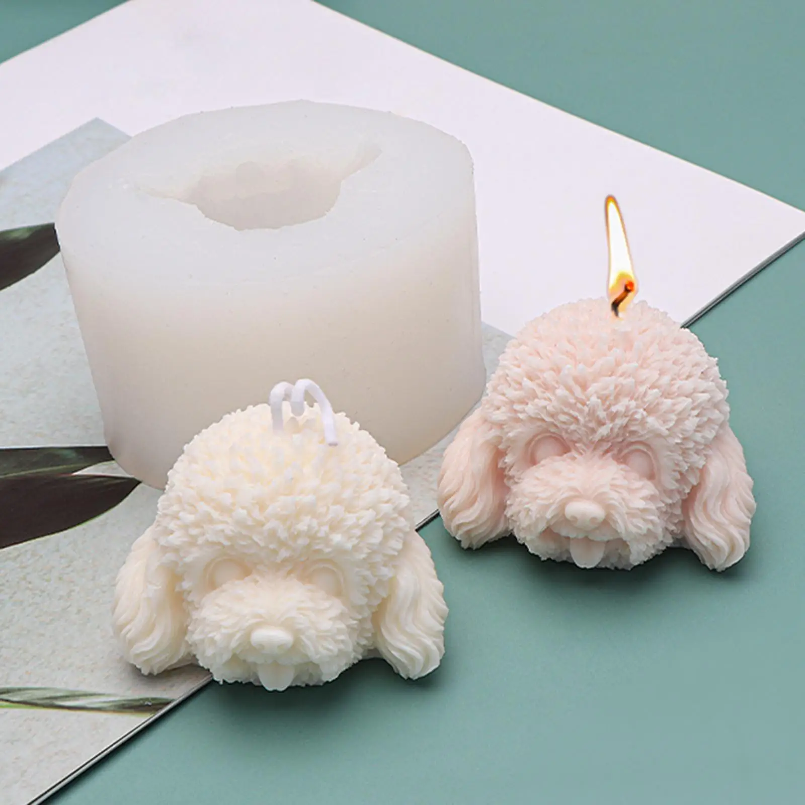 Silicone 3D Candle Making Resin Casting Handmade for Candle Cake