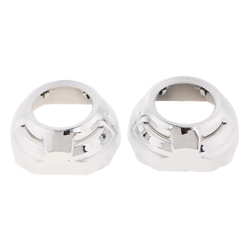 Pair 3.0 Inch Bi Xenon Projector Lens Shrouds Mask For Audi Q5