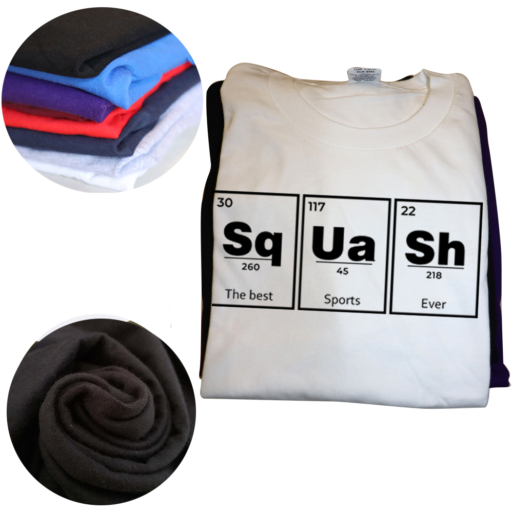 Neuheit Super Squash Spieler Lustige T Shirts Baumwolle Grafik Streetwear Kurzarm Geburtstag Geschenke Sommer Stil T-shirt Männer – Detail 4