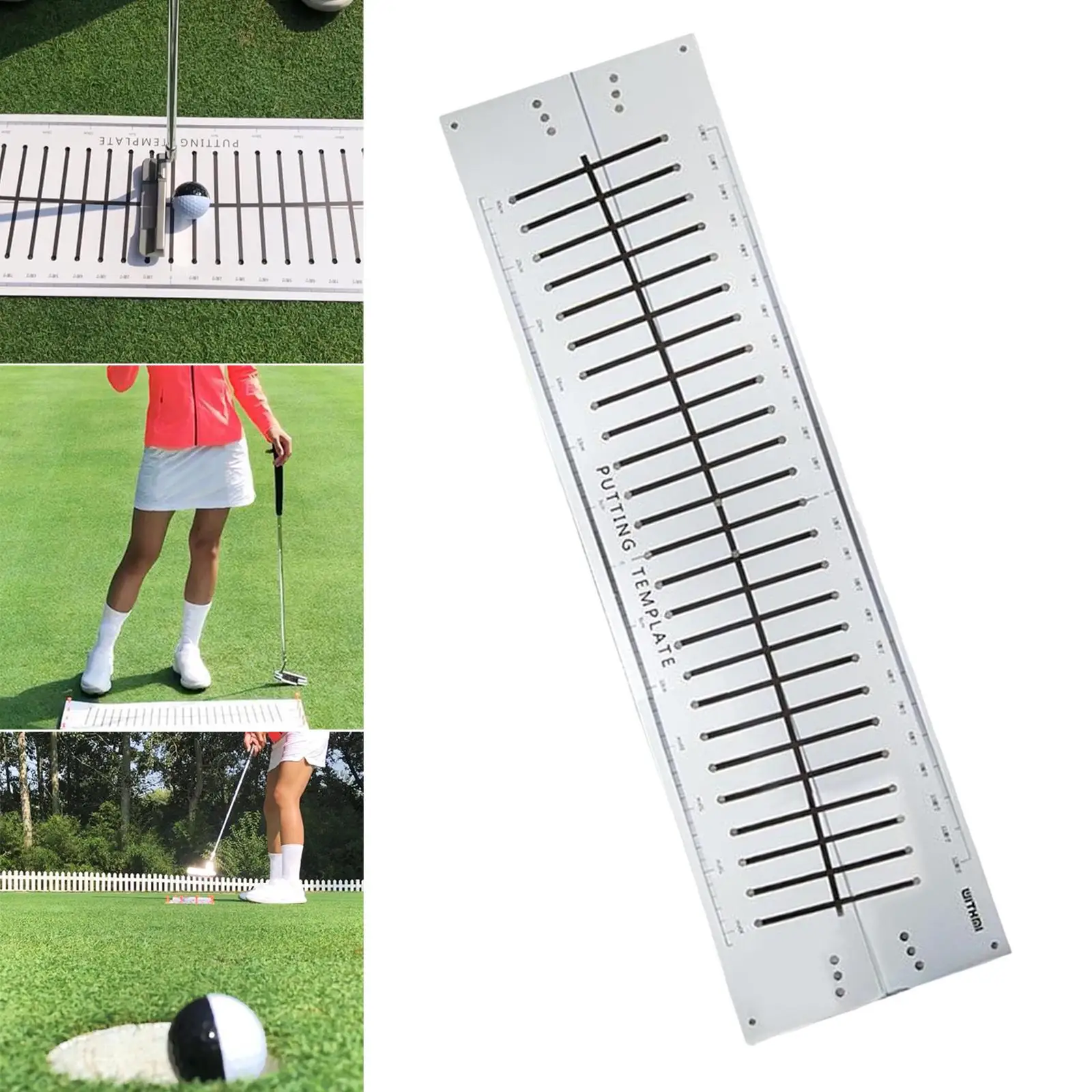 Golf Track Paper Mat Putter Training Accuracy for Practice Accessories