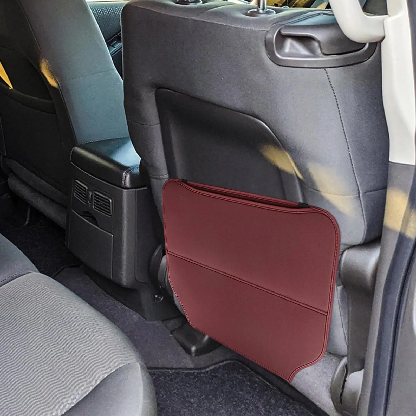 Auto Seat Back Kick Pad with Storage Pocket Replaces Scratch Resistant Seat back mat for Byd Atto 3 Yuan Plus Accessory