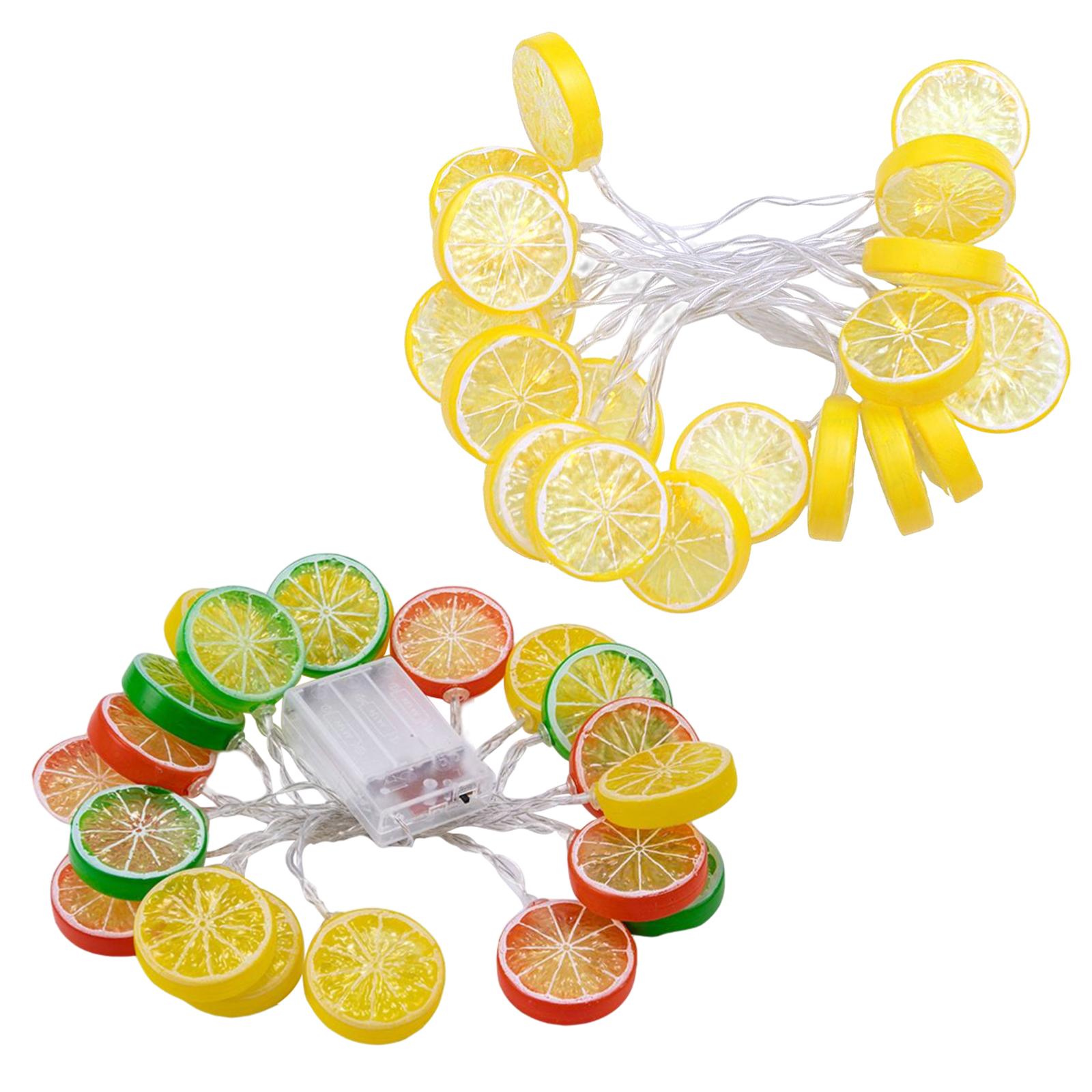 LED Lemon String Lights USB 40 LEDs Home Decor Garland Festival Decoration