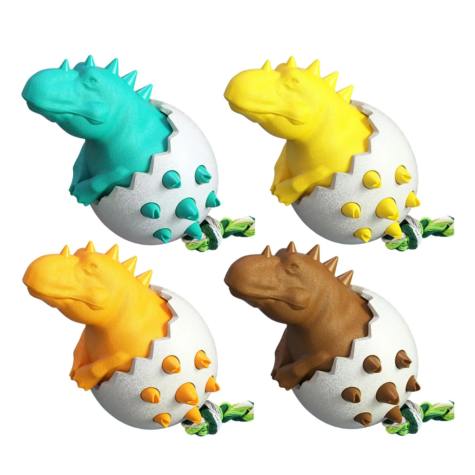 Durable Dog Chew Toys Bite Resistant Interactive Toys Dinosaur Pet Teething Toys Dog toy for Small Medium Large Dogs Dogs Puppy