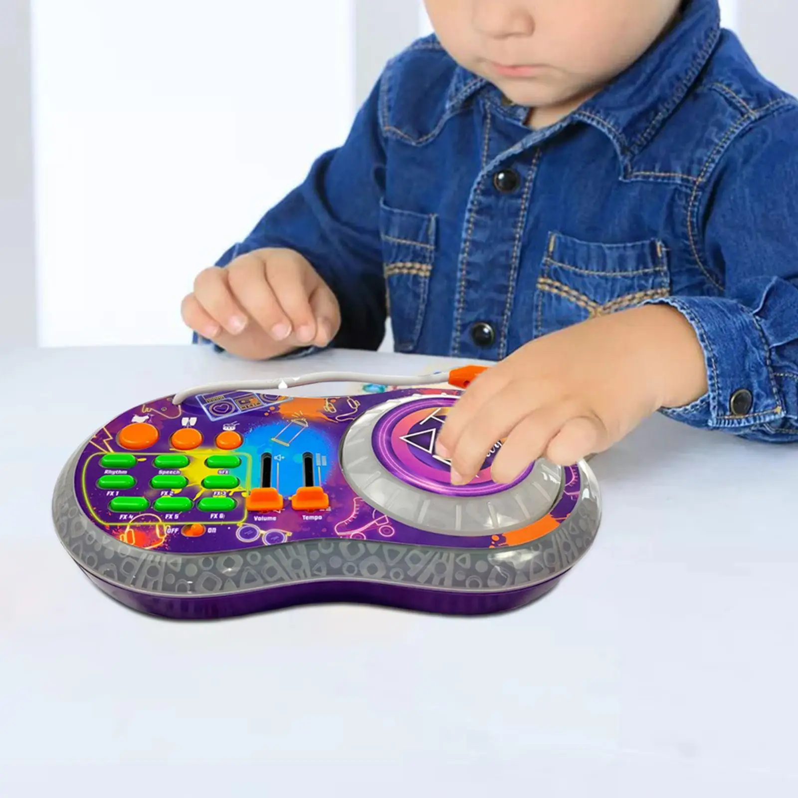 Musical Toys Light Show Turntable Toy Turntable for Children`s Day Kids