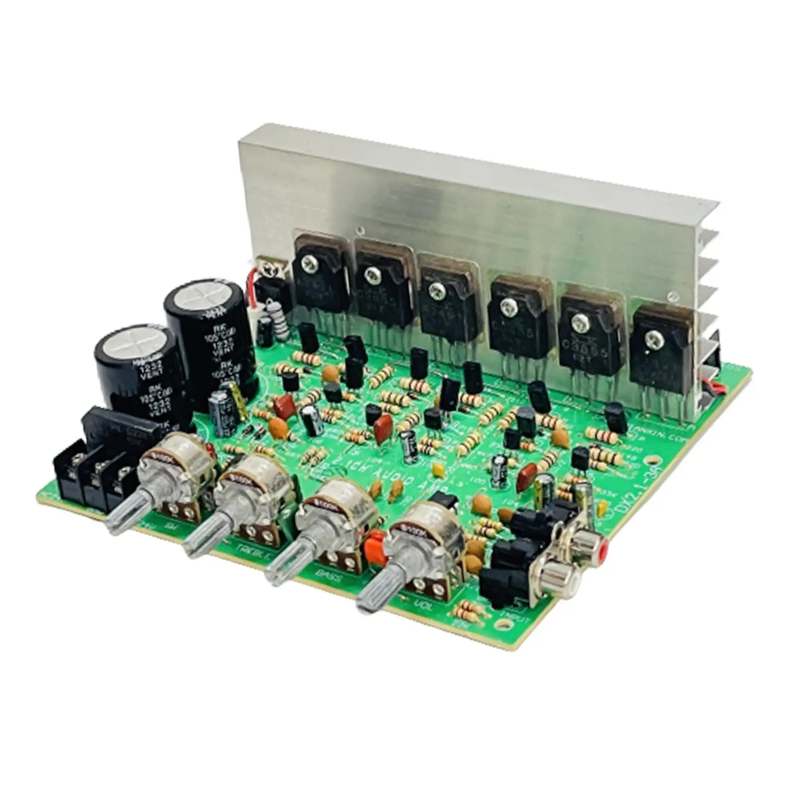 120W + 120W Amplifier 2.1 Channel PCB Amplifier Module Audio Power Supply