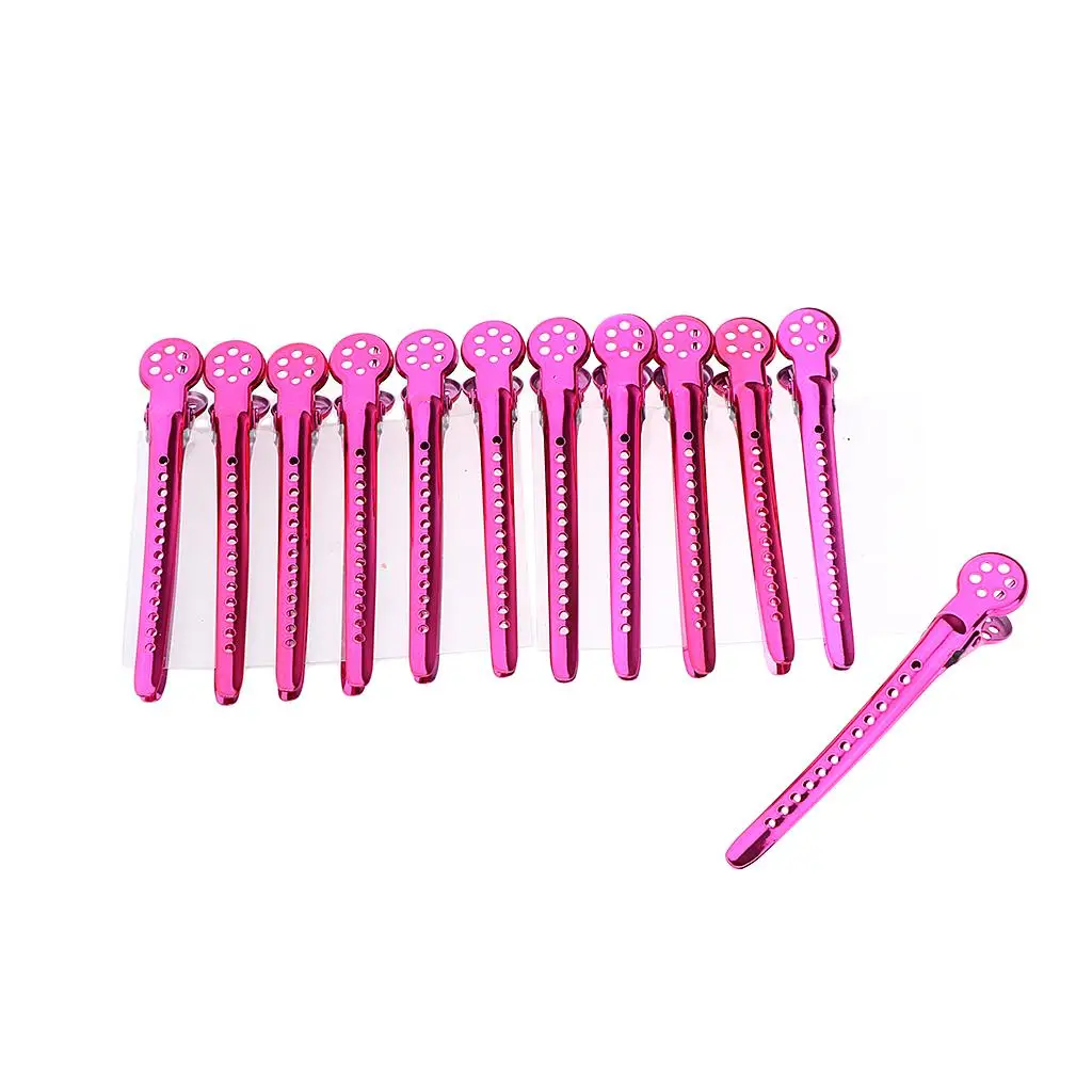 12x metal hair clips Alligator hair clips for thick hair, salon styling