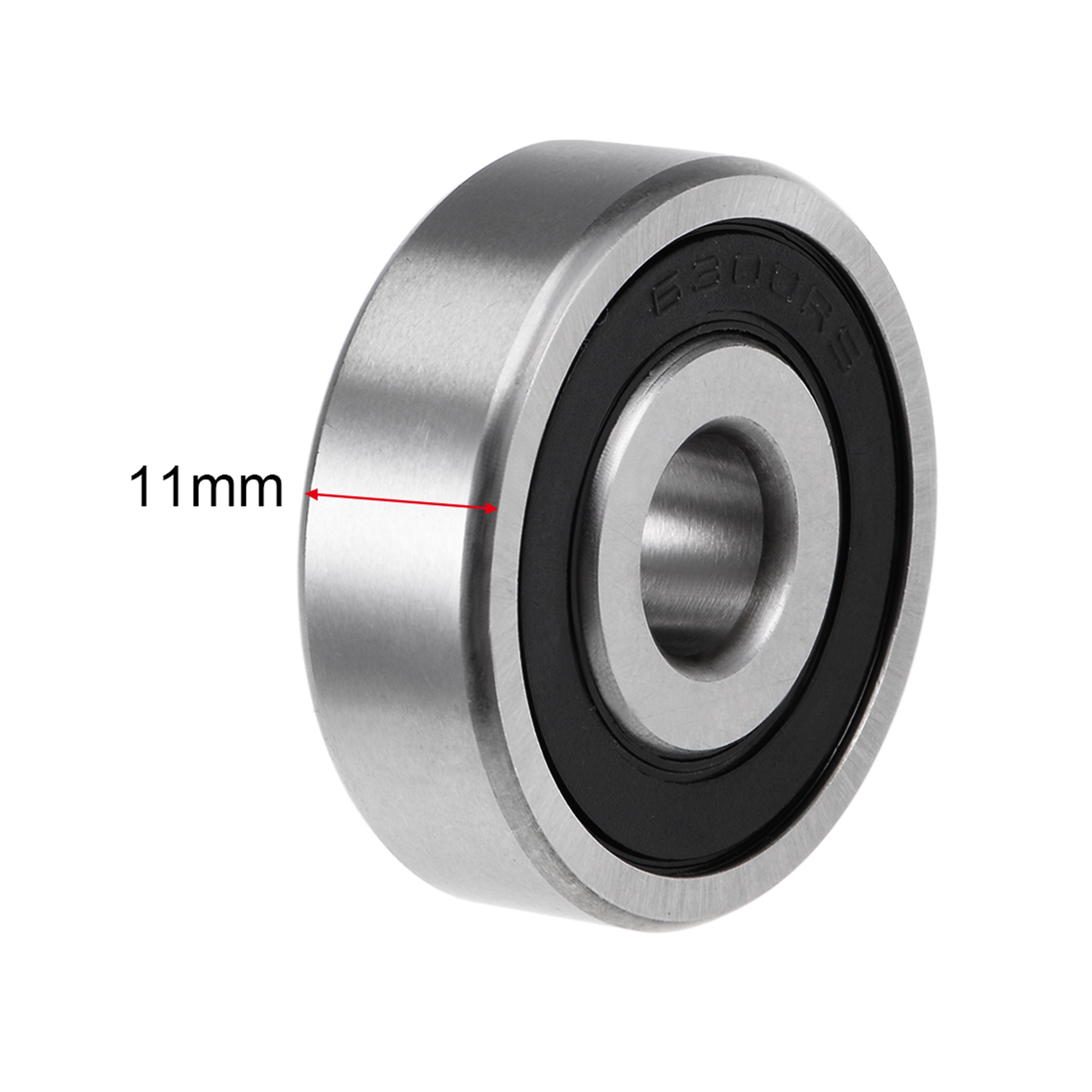 Motoforti 6300-2rs Rillen kugellager z2 10mm x 35mm x 11mm doppelt geschirmter Kohlenstoffs tahl – Detail 3