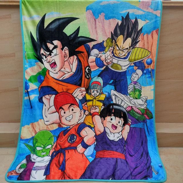 Dragon Ball Z Goku Vegeta Trunks beach towel offers 2000 vintage