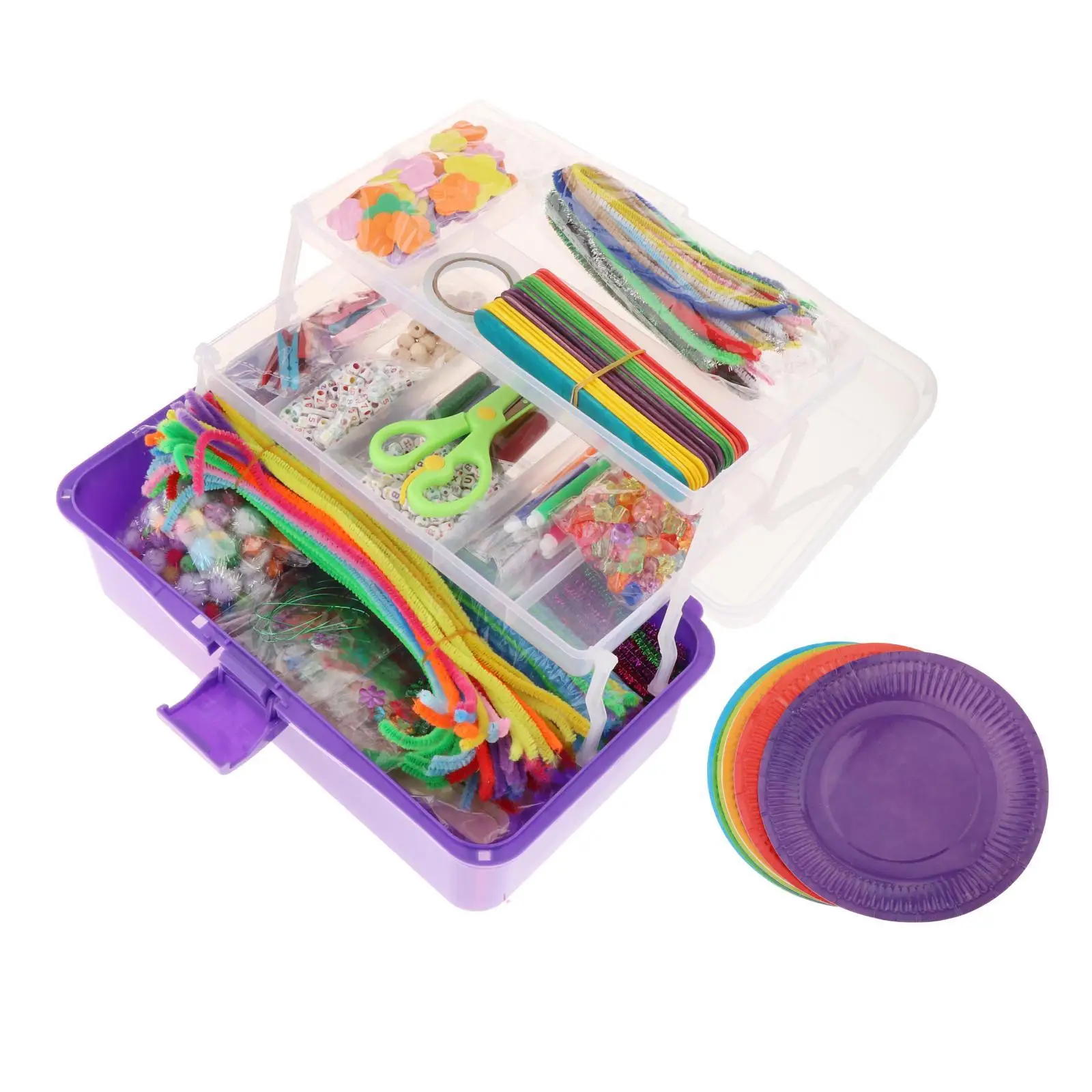   Crafts Supplies  Kit  with Storage Box for Holiday Gifts   Children Boys and Girls