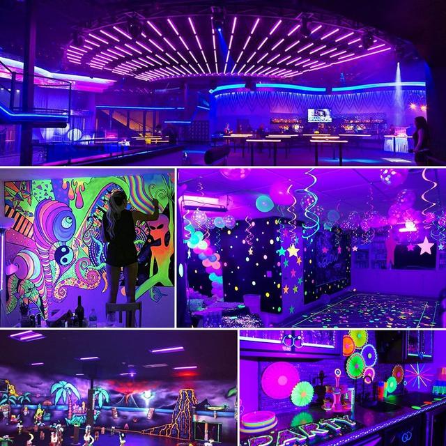 40 LED ブラック UV ライト 40 ワット ブラックライト バー
