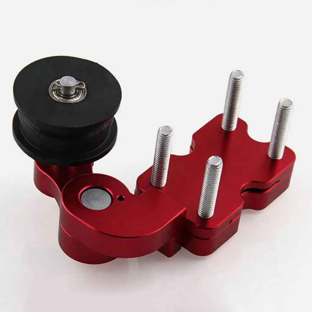 1 Set Of Aluminum Alloy Motorcycle Adjustable Chain Tensioners,