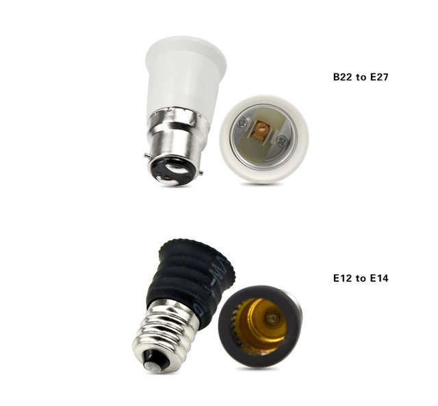 LED 電球ランプベースホルダー E27 E14 E12 GU10 G9 B22 MR16