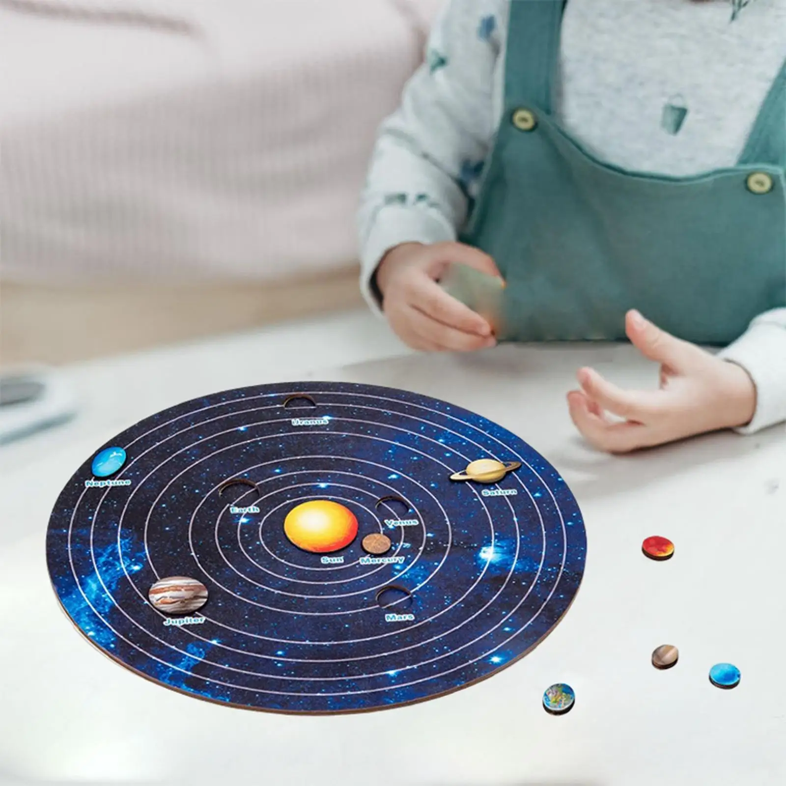 Solar System Eight Planets Cognitive Toys Science Toy for Boys Girls Baby