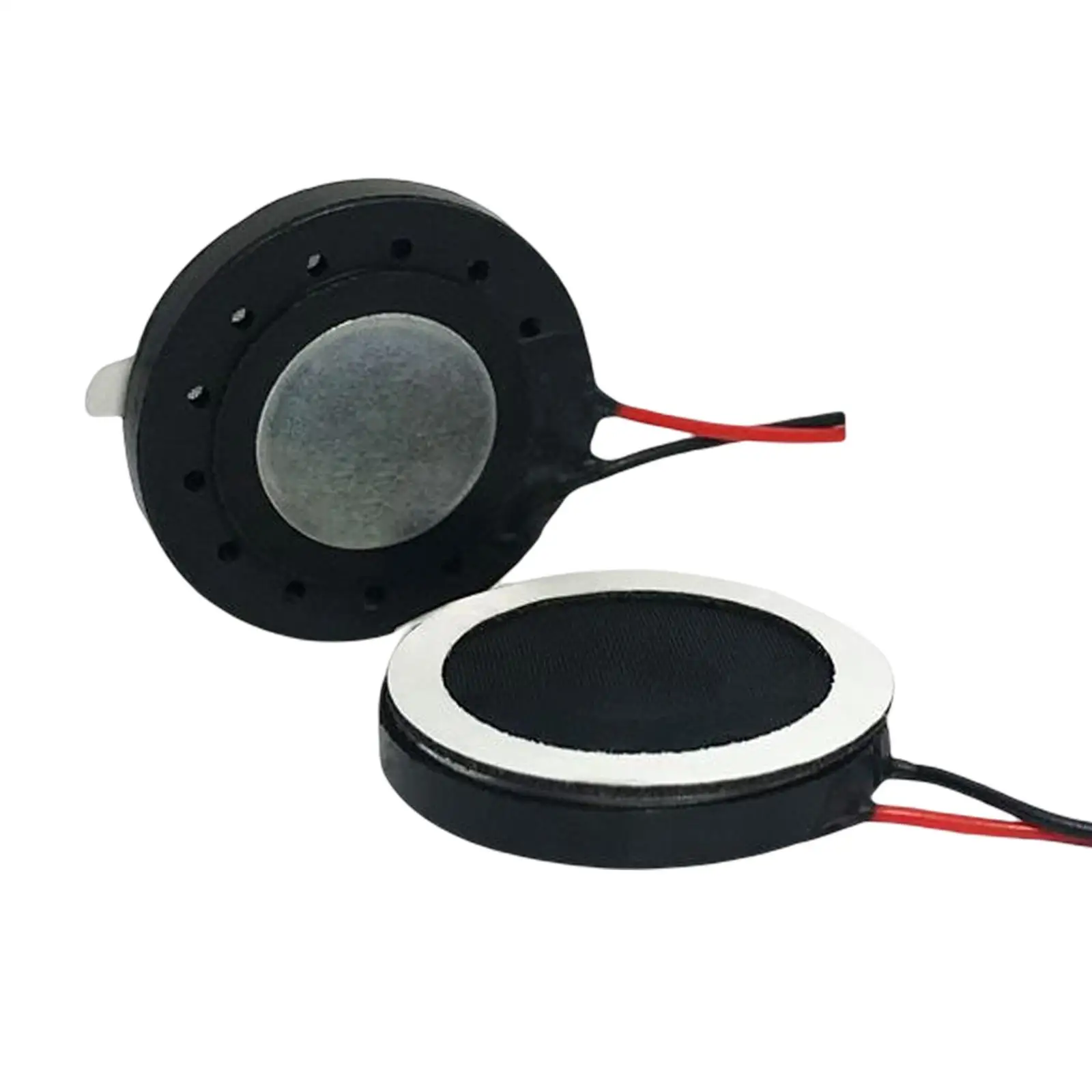 2Pcs 1W 8 Ohm Internal Magnet Speaker Mini Horn Small Speaker for Fingerprint Lock Speaker Audio Parts Round Metal Shell Slim