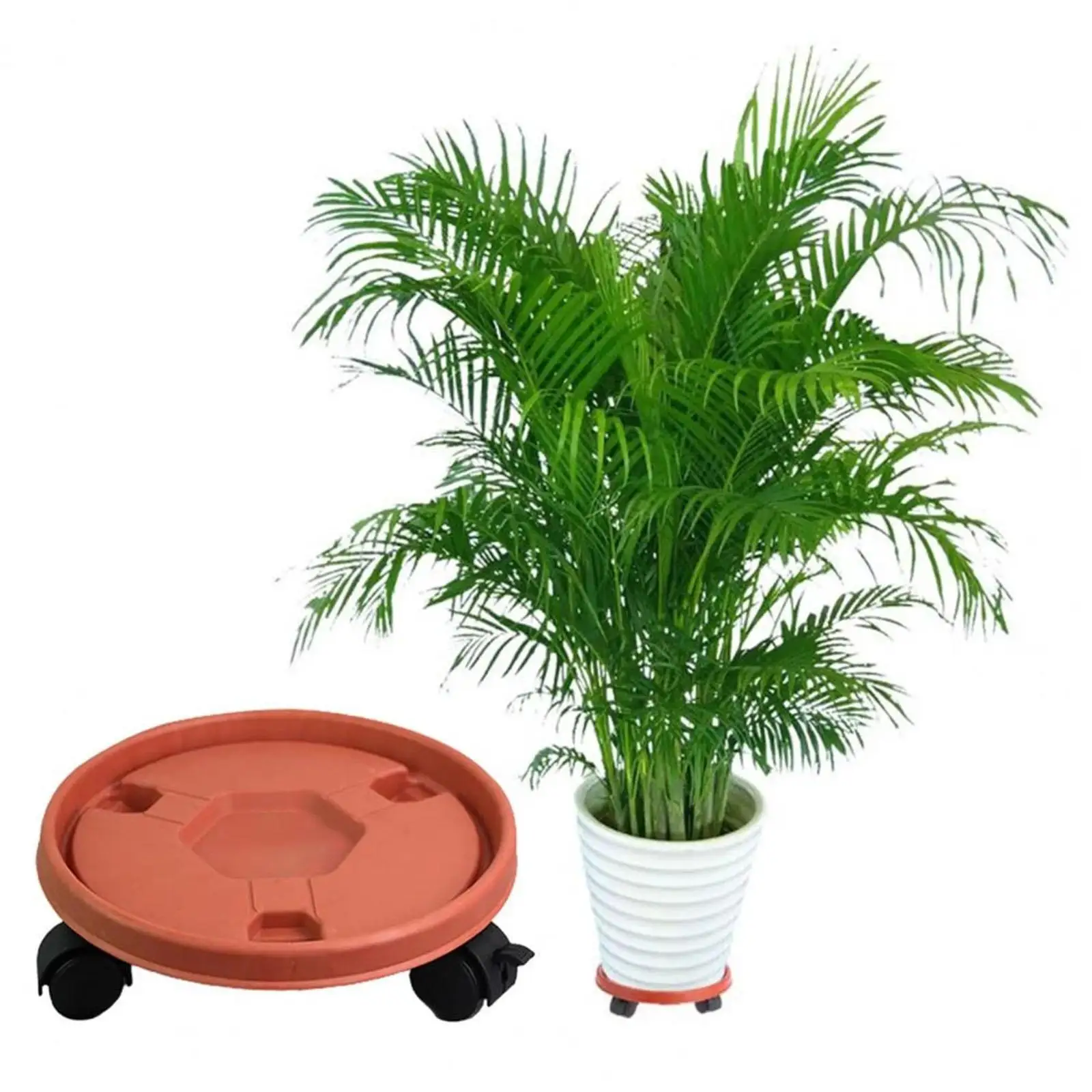 Plant Caddy Plant Roller Flower Plant Pot Holder for Outdoor Flower Pot