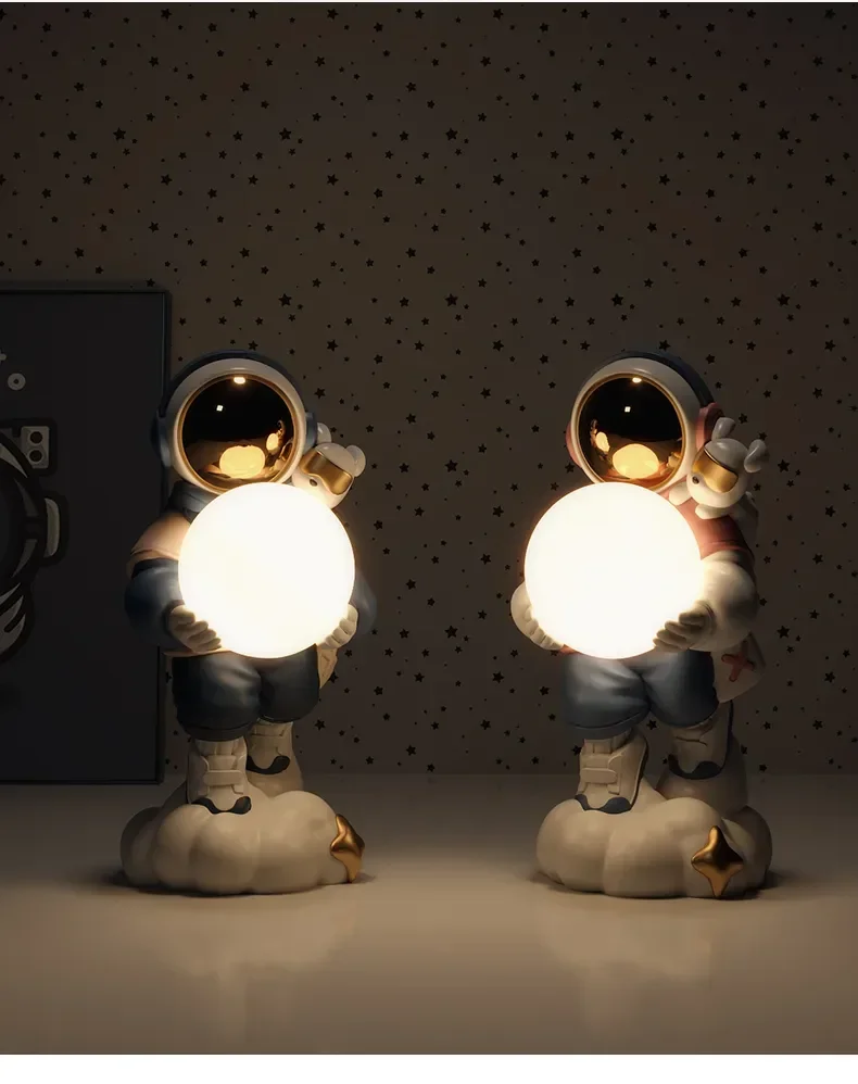 Astronaut Holding The Moon Night Light Ornament