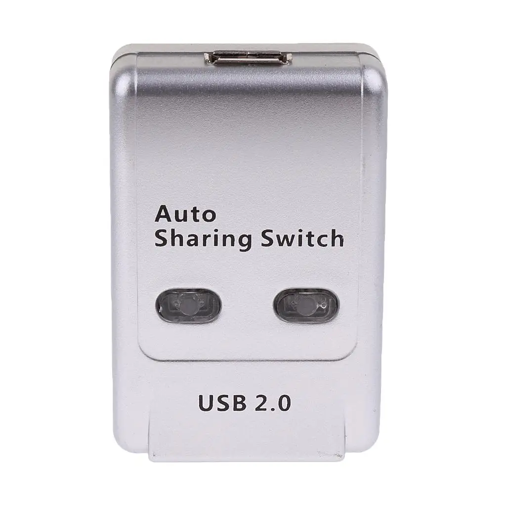 2 Ports Auto Printer Sharing Switch   High  Support Window 7