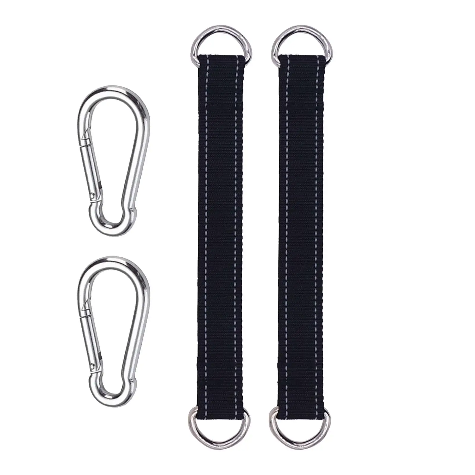 Straps 2 Set Heavy Duty Holds 2000lbs with Lock Snap Hooks Carabiners
