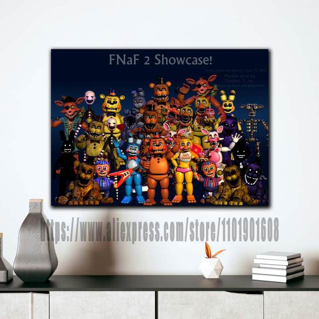 FNAF-Ultimate Group Personagens Cartaz, Pintura em Tela, Impressões HD,  Arte da Parede, imagens, Casa, Sala, Decoração do Clube, Presente, Jogo de  Horror - AliExpress