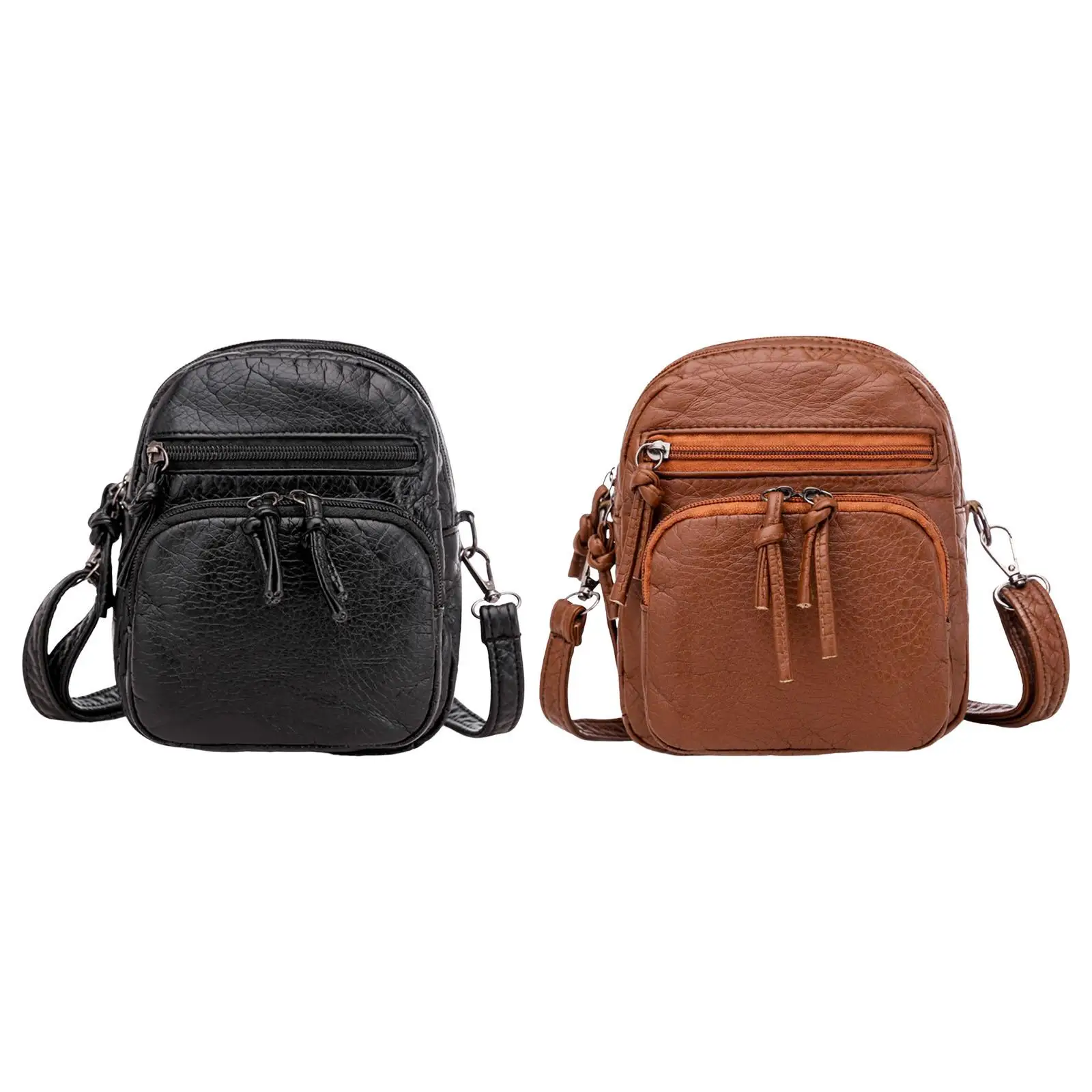 Stylish Soft PU Shoulder Bag Purse Tote Zipper Notebooks Ladies Cute Handbag