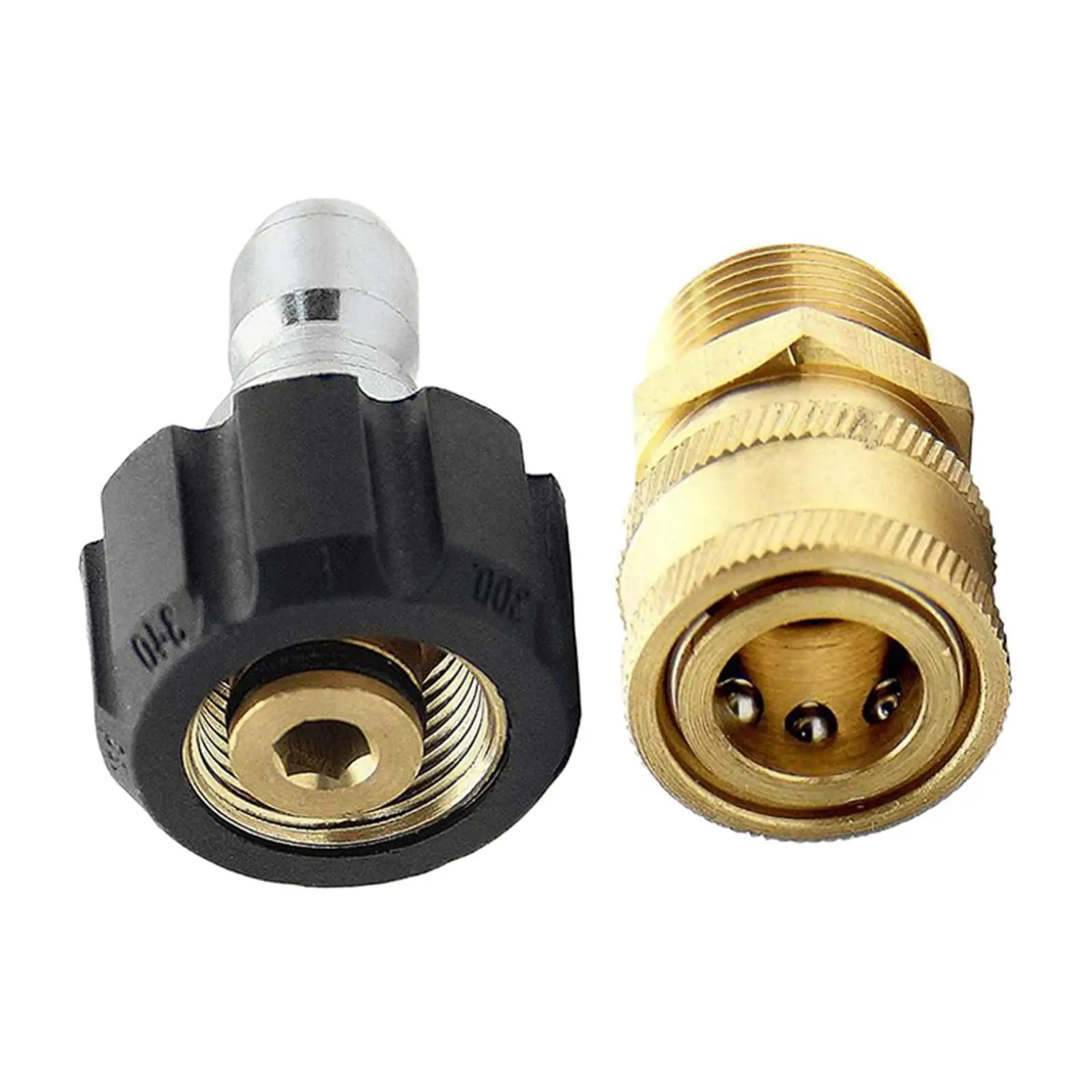 Pressure Washer Adapter Kit M22 to 3/8 inch Quick Connect and Disconnect for High Pressure Washer Gun Spray Gun Accessories