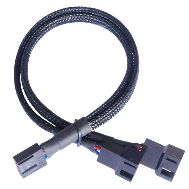 Asyduey Host PC Dispositivo Di Raffreddamento Ventola Di Alimentazione 1 Femmina Un 5 Presa 4 Pin Hub Hub Splitter Per Ventola Di Raffreddamento PWM 4 Pin - Foto 8