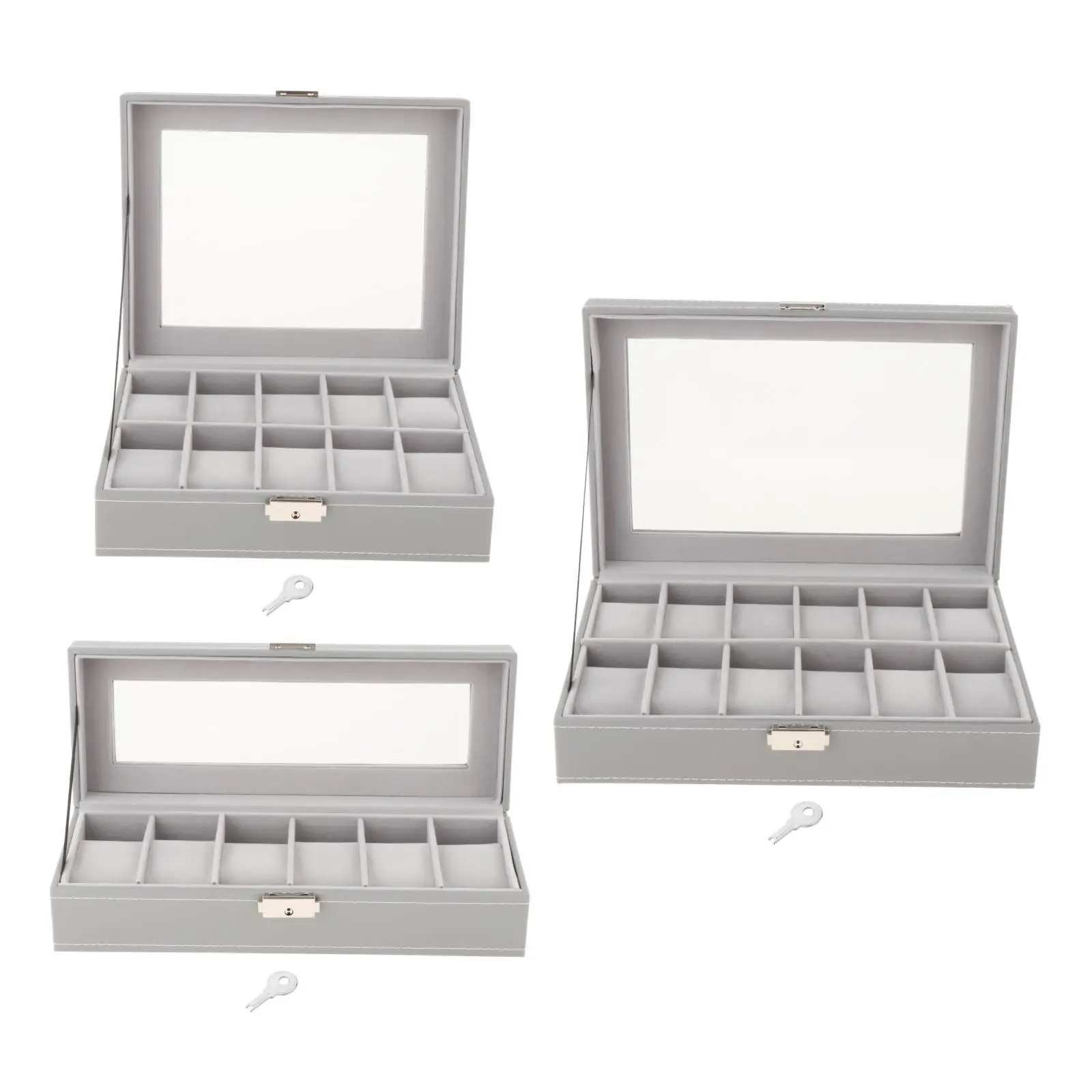 Watch Display Storage Box Jewelry Collection Case Organizer Holder