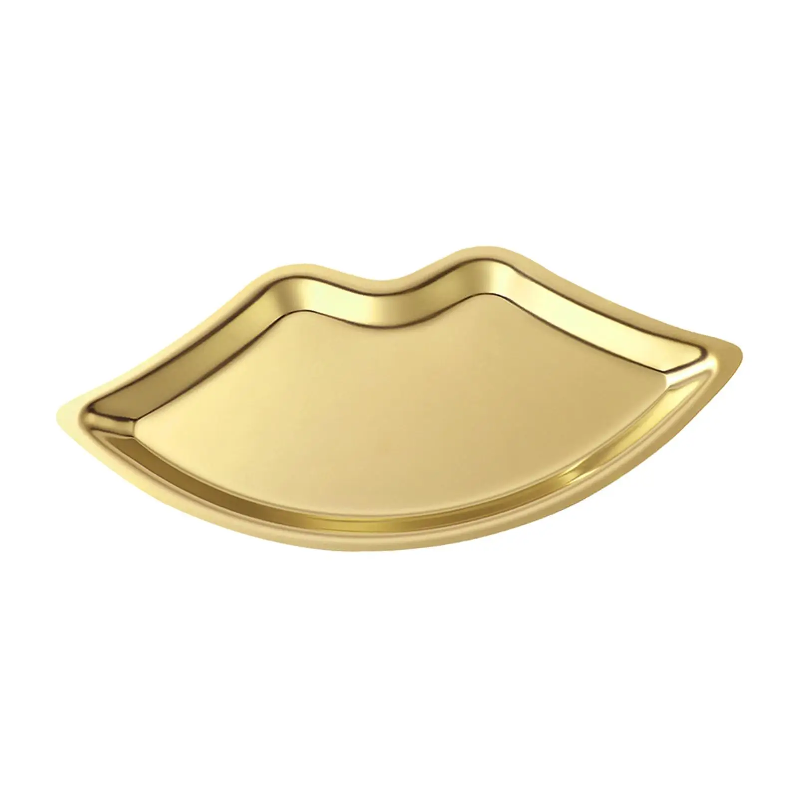 Lip Shape Vanity Tray Jewelry Display Holder for Bathroom Living Room Home
