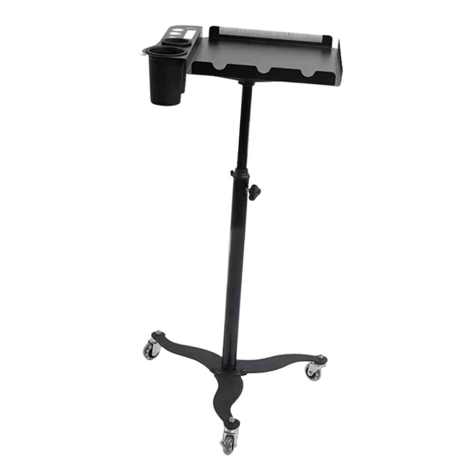 Hair Salon Rolling Cart Tray Instrument Tray Stand Salon Tray On Wheels for Hairdresser