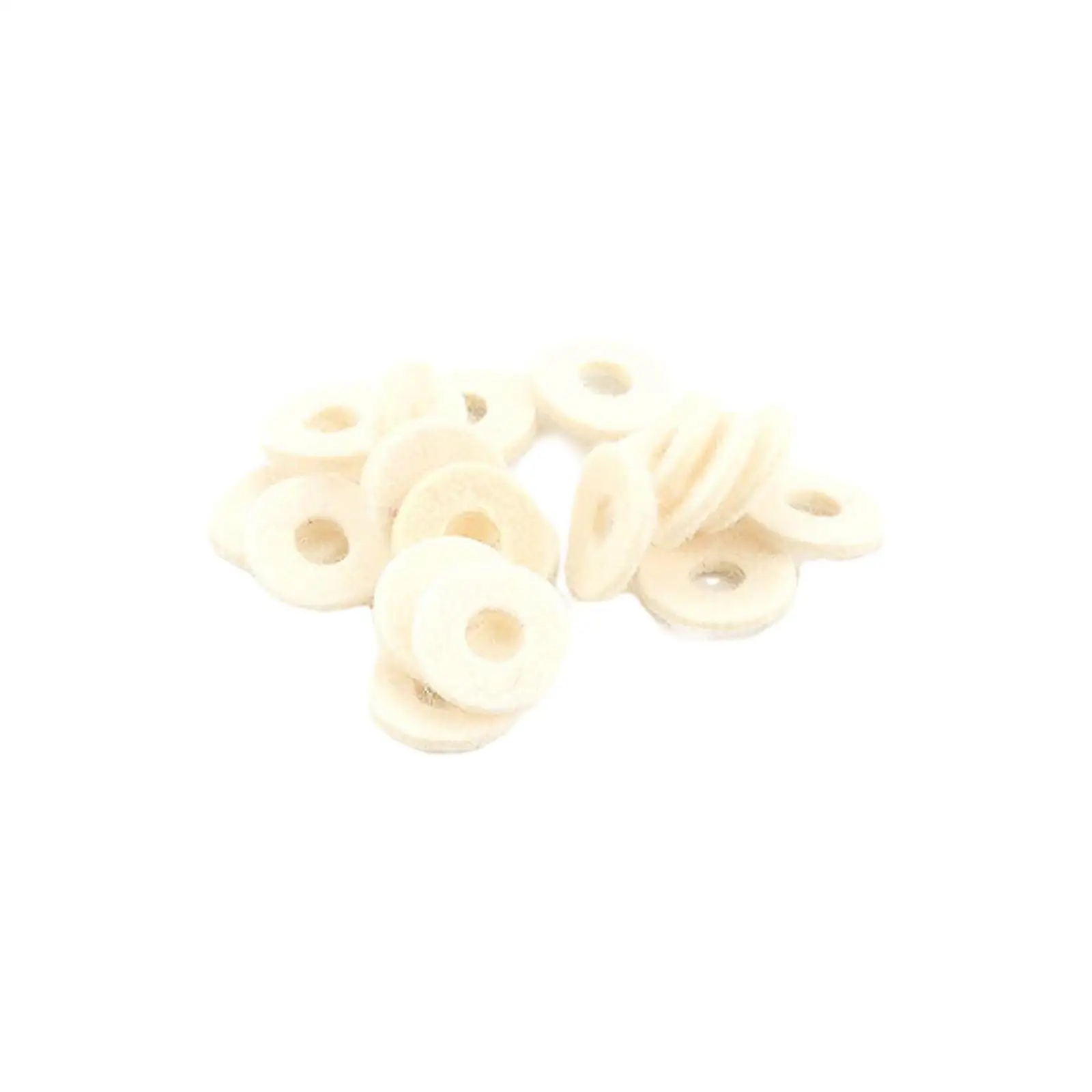 20x Trumpet Felt Washers Cushion Pads, Durable for Trumpet Musical Instruments