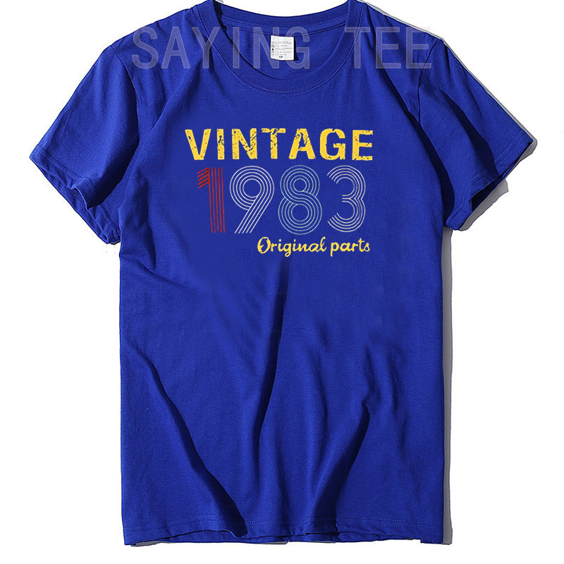 Vintage 1983 Shirts Frauen 40th Geburtstag T-Shirt Geschenke Idee 80s Retro Geburtstag-Party Kleidung Sprüche Zitat Graphic Tee casual Top – Detail 17