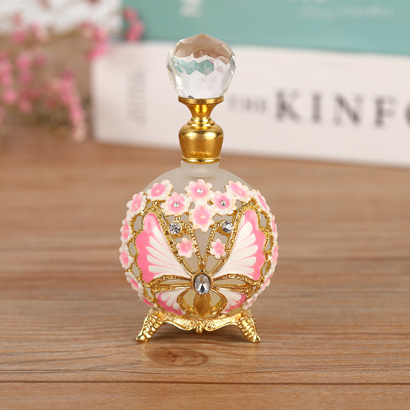 Best of 1pcs 25ML Butterfly Blossom Sweetheart Perfume Essential Oil Round Ball Bottle Dubai Glass Cosmetic Fragrance Bottle Reviews & Tips