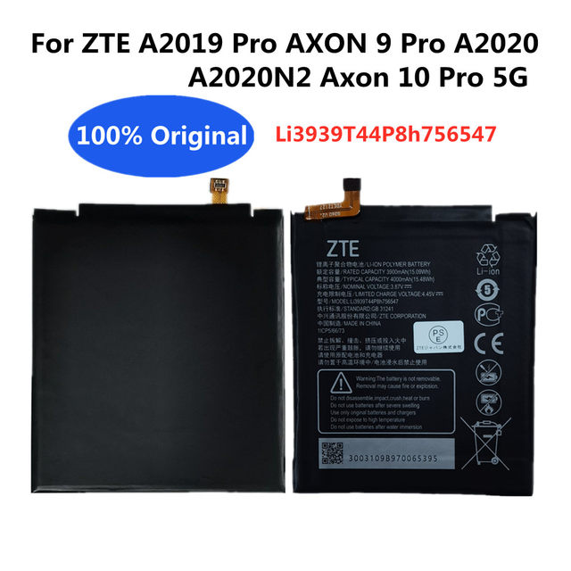 100% Original Battery Li3939T44P8h756547 For ZTE A2019 Pro