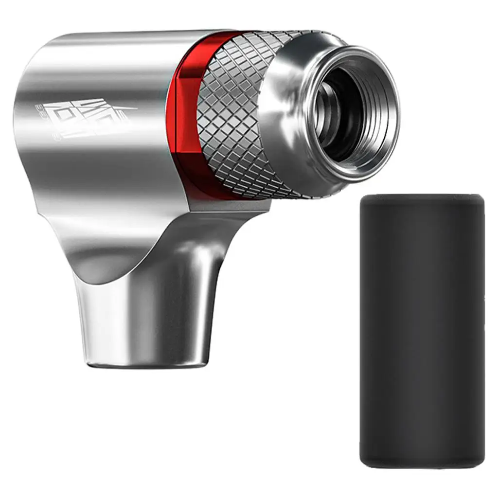 Portable CO2 Inflator Pump Head Adapter Head Presta / Aluminum Gas Nozzle Hand Cycling Tire Tube
