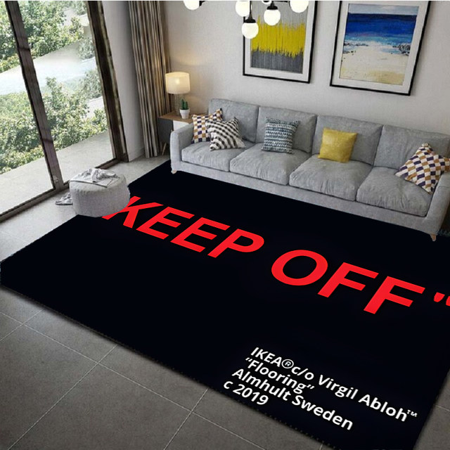 Virgil Abloh's Off-White IKEA rug is already being resold for 6