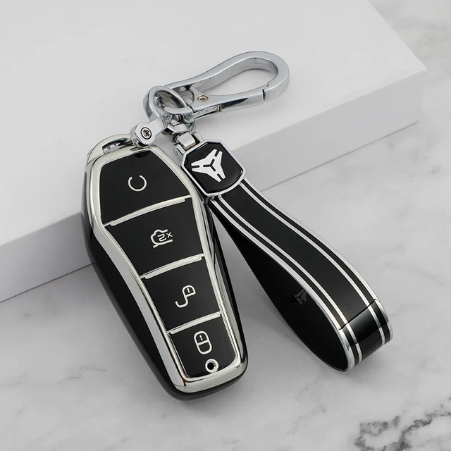 Étui de protection pour clé de voiture en TPU, porte-clés, coque à  distance, 4 boutons, Chine BYD Song PRO Han EV Max Tang DM 2018 Qin PLUS -  AliExpress