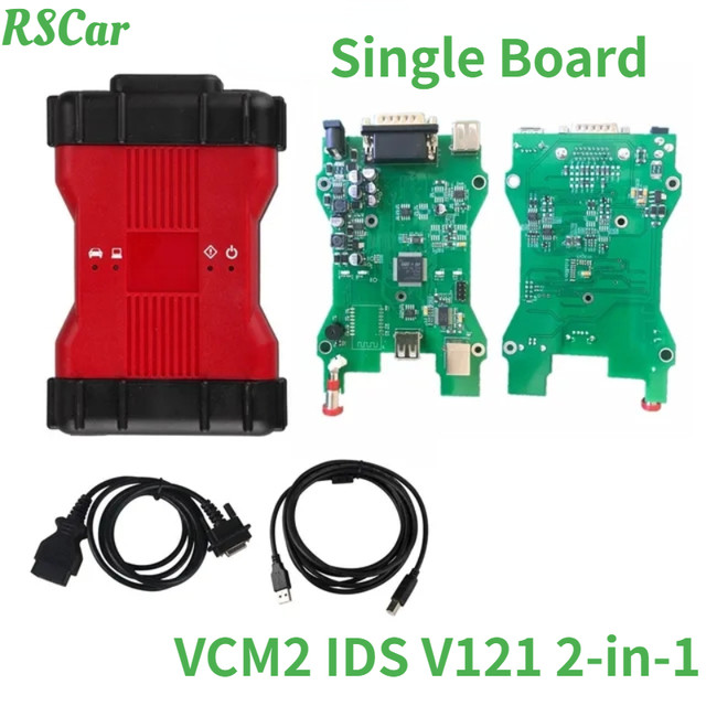 VCM2 IDS V121 2-in-1 for Ford for Mazda Detector Ar OEM Diagnostic Tool for  Support Multiple Languages 2-in-1 Scanner Auto Tool