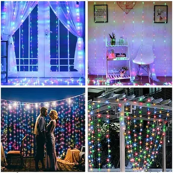 LED Curtain Fairy Lights 10