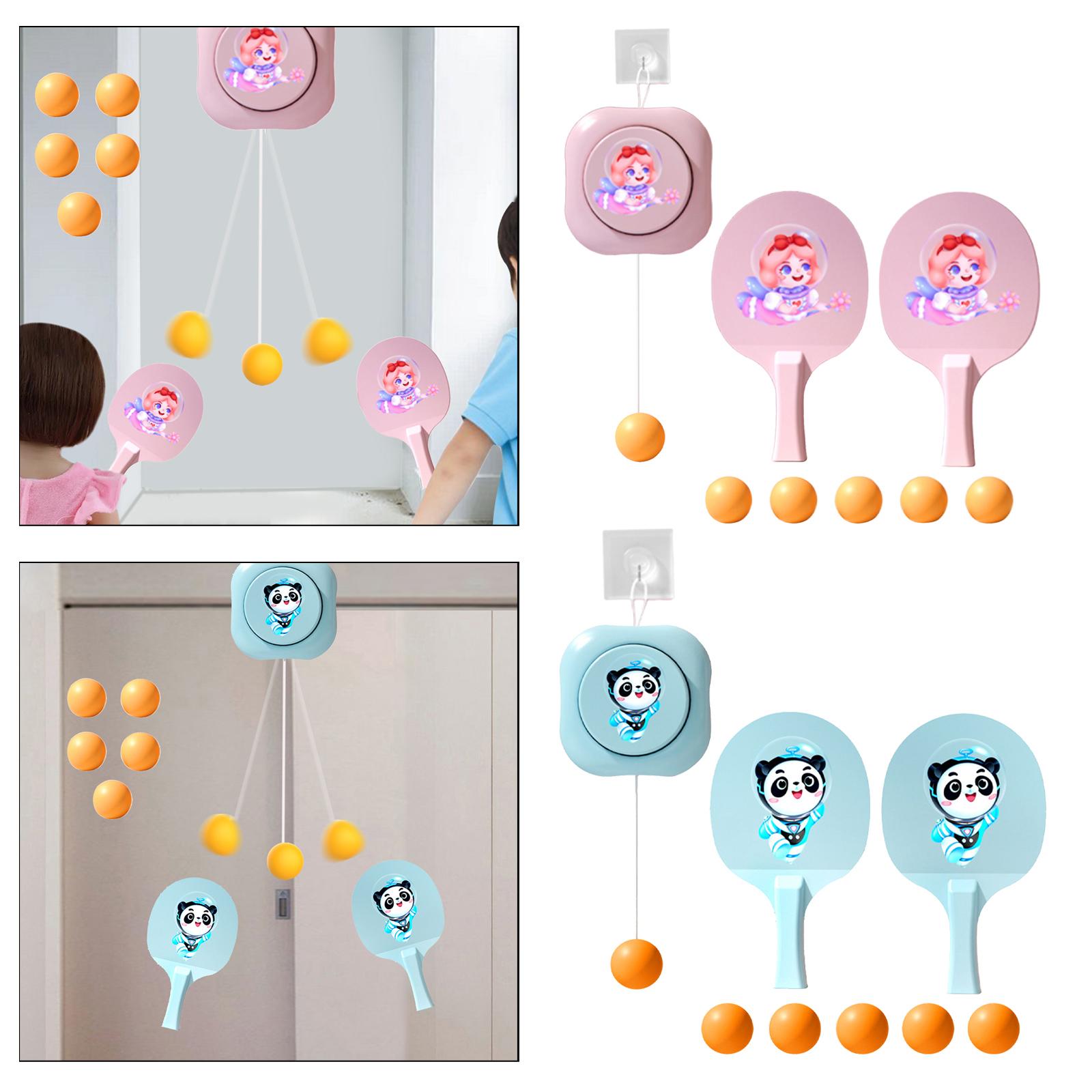 Indoor Hanging Table Tennis with Paddles and Balls for Girls Children Kids