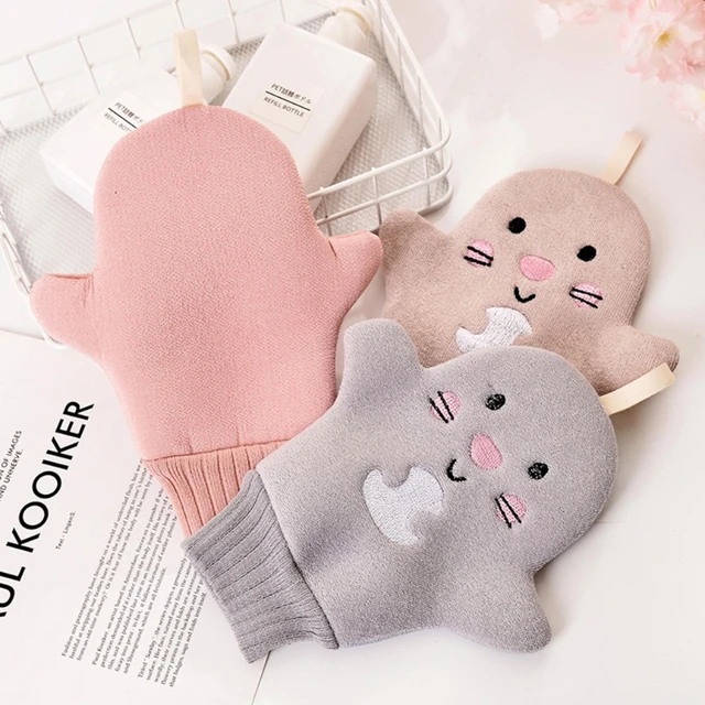 Mignon bébé Gants de Lavage de Bain, Gants de Bain pour Bébé, 2