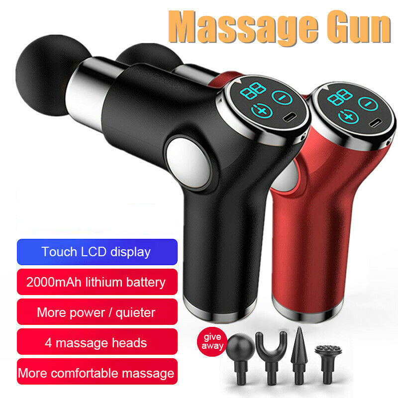 Best of Massage Gun Deep Tissue Percussion Muscle Massager Fascial Gun For Pain Relief Body Neck Vibrator Fitness перкуссионный массажер Reviews & Tips