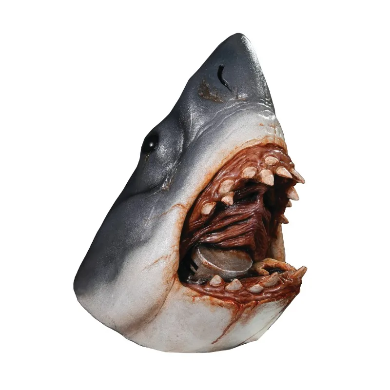 Multi-color Latex Shark Halloween Costume Mask For Adulthalloween
