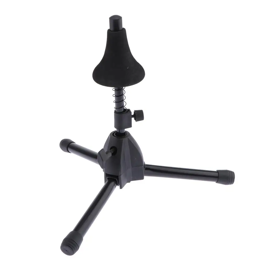 Tripod Trumpet Stand 3 Legs Folding For Any Trumpet Instrumental Parts Black
